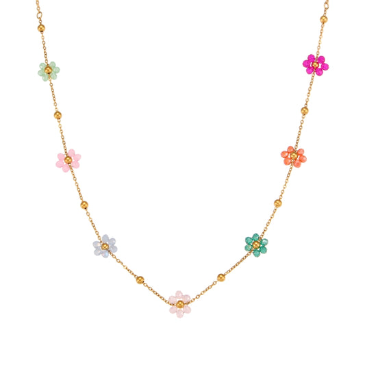 Collier Maguerite - Multicolore