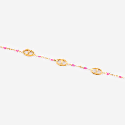 Bracelet Hanaé - Rose