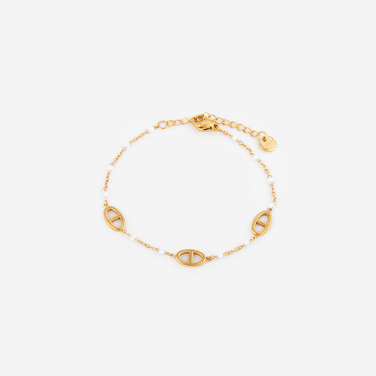 Bracelet Hanaé - Blanc