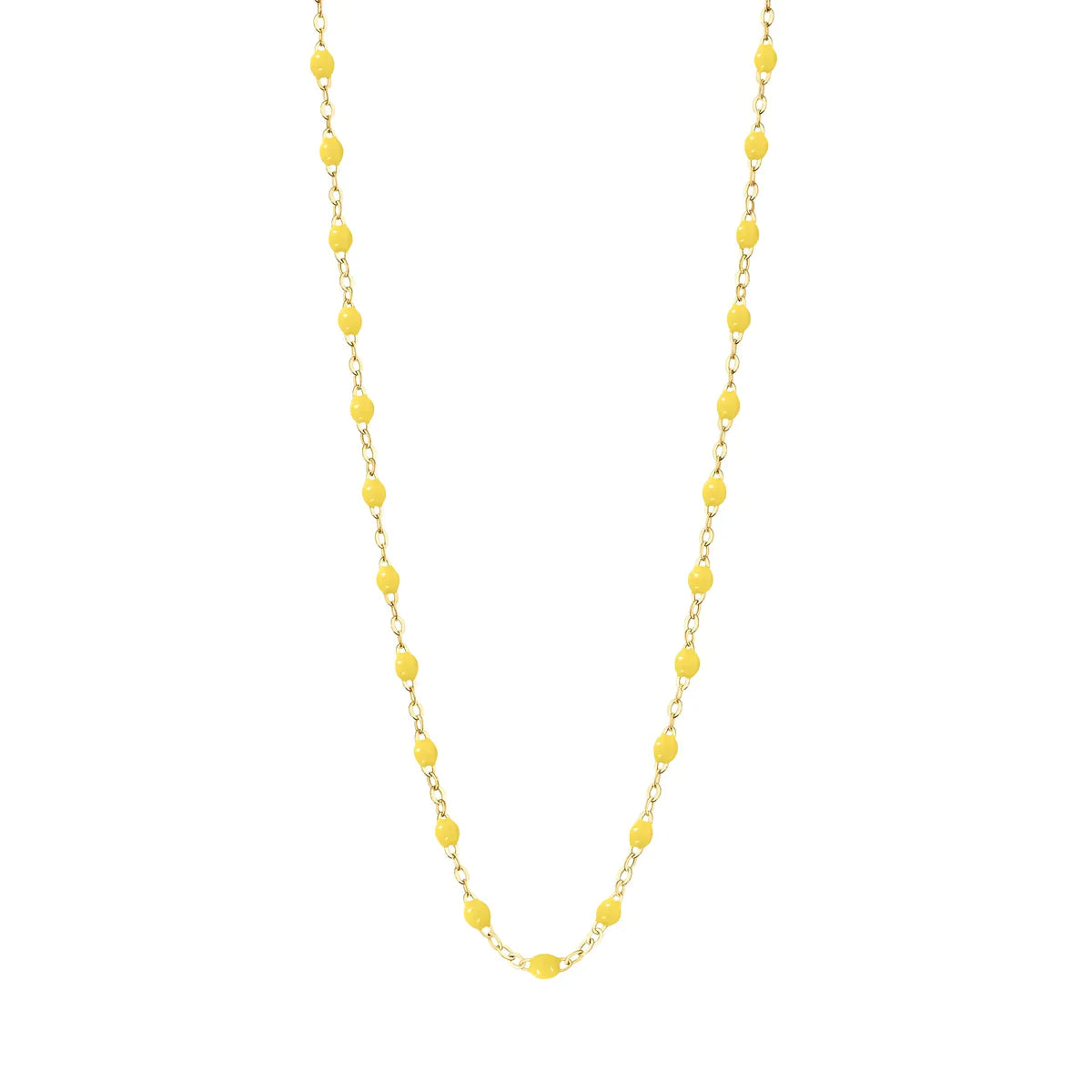 Collier Jade - Jaune